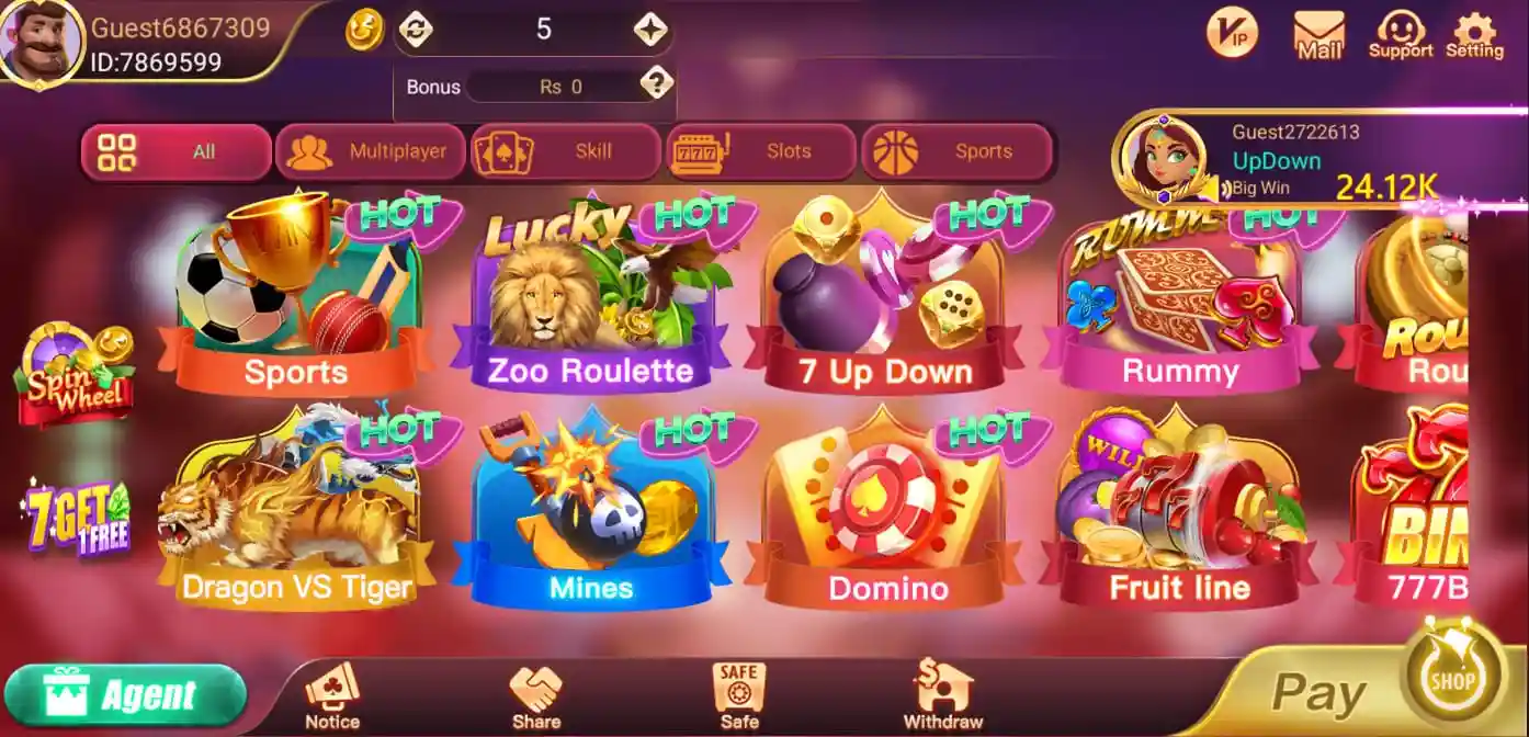 Teen Patti Gold Game Variations Game List